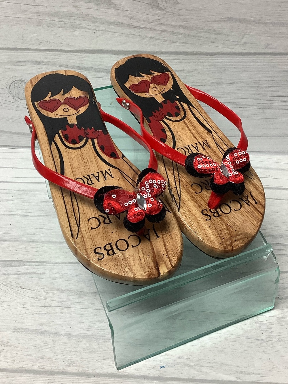 Marc by Marc Jacob wood sandals